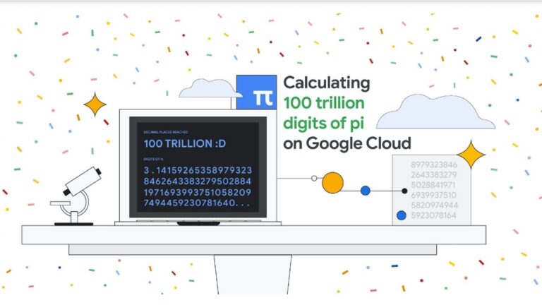 Google has announced a new world record for Pi calculation
