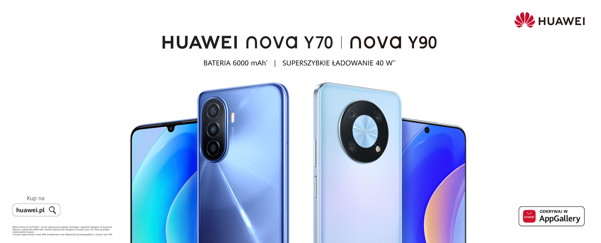 Huawei nova Y70 i nova 90