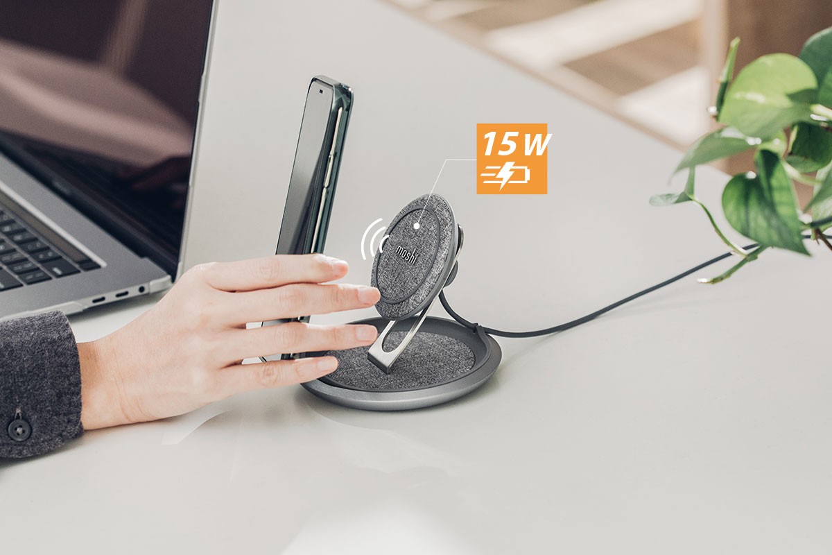 Moshi Lounge Q Wireless Charging Stand Moshi Lounge Q Wireless Charging Stand