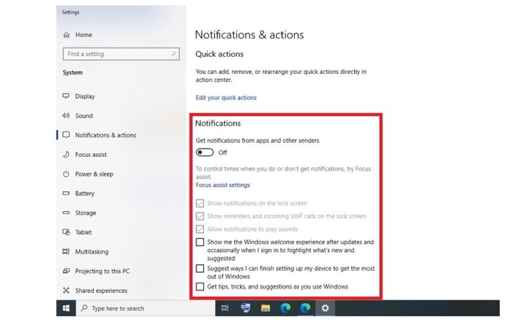 Como desativar as notificações no Windows 10/11