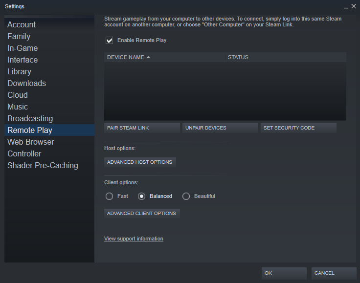 Steam Uzaqdan çalın