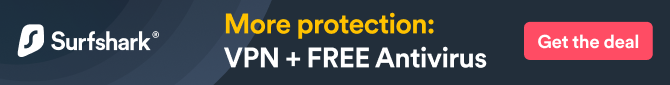 Surfshark VPN + Free AV Deal