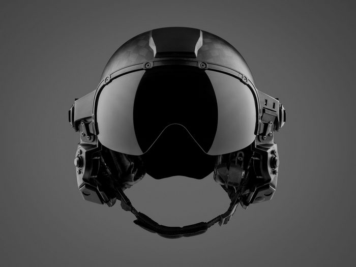 futuro capacete da tripulação aérea dos EUA