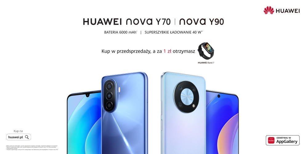 Huawei nova Y70 i nova Y90