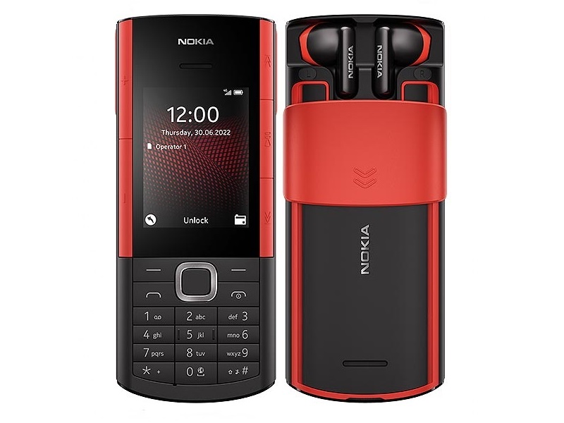 Nokia 5710 XA: a feature-phone with the built-in TWS earbuds