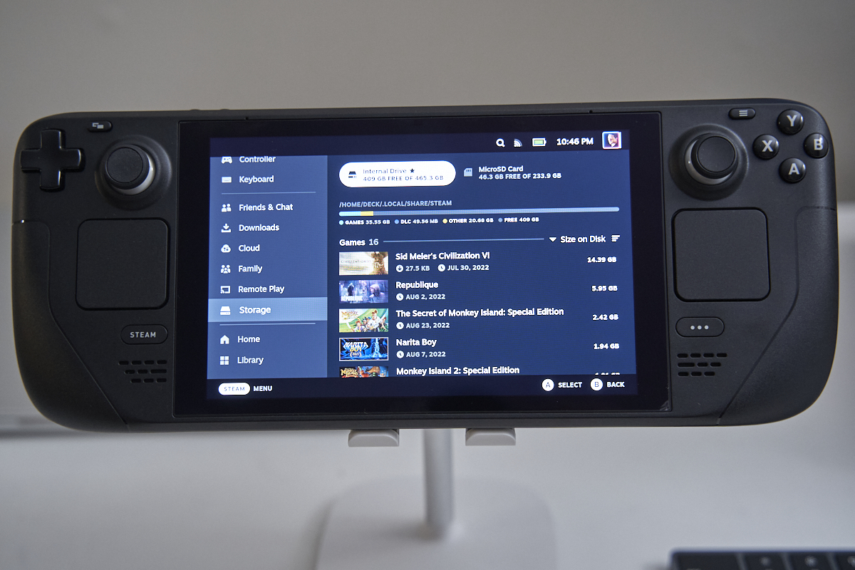 Valve muestra un emulador de Nintendo Switch para Steam Deck