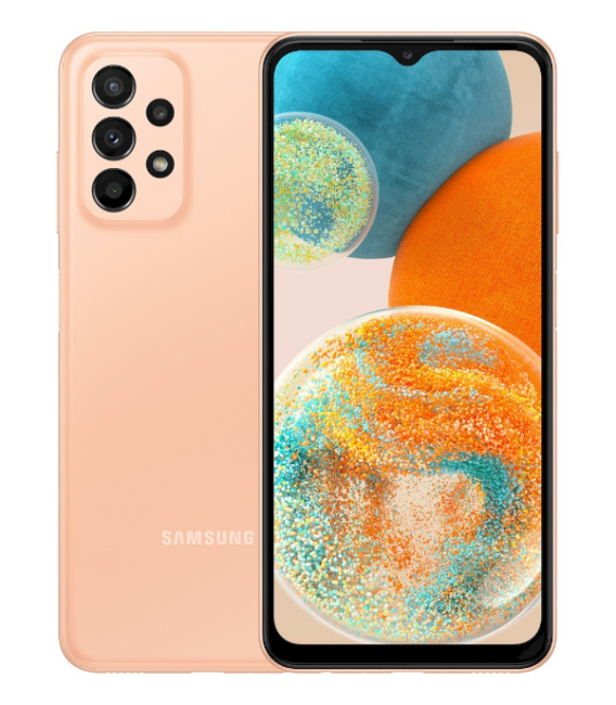 Samsung Galaxy A23 5G în portocaliu