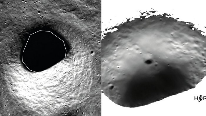 Las áreas permanentemente sombreadas en la Luna se iluminaron con la ayuda de la IA