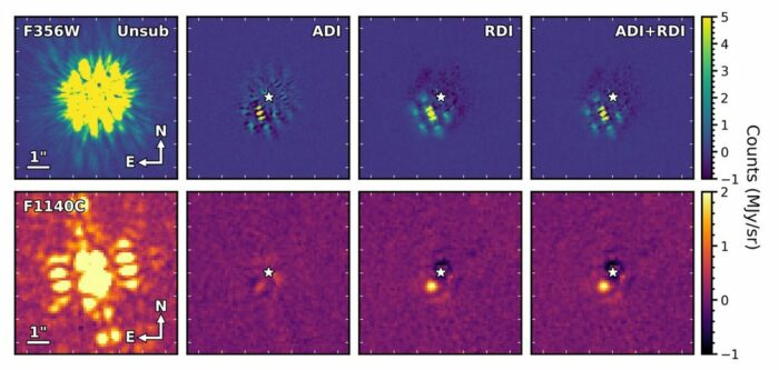 Отримано перше зображення екзопланети з космічного телескопа Джеймс Вебб