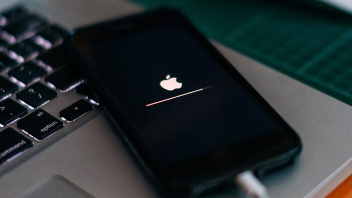 Kaip ištaisyti „iPhone 14“ mirksėjimą Apple logotipas