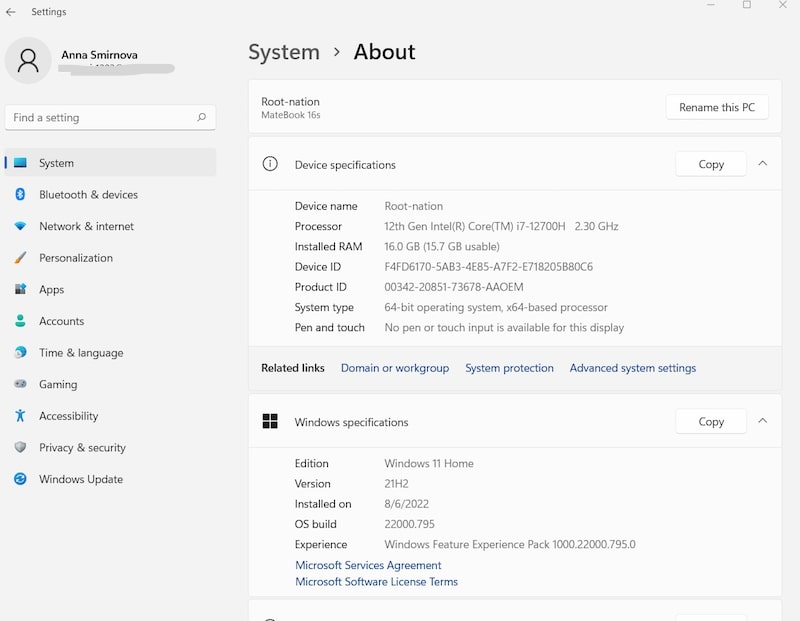 Huawei MateBook D16