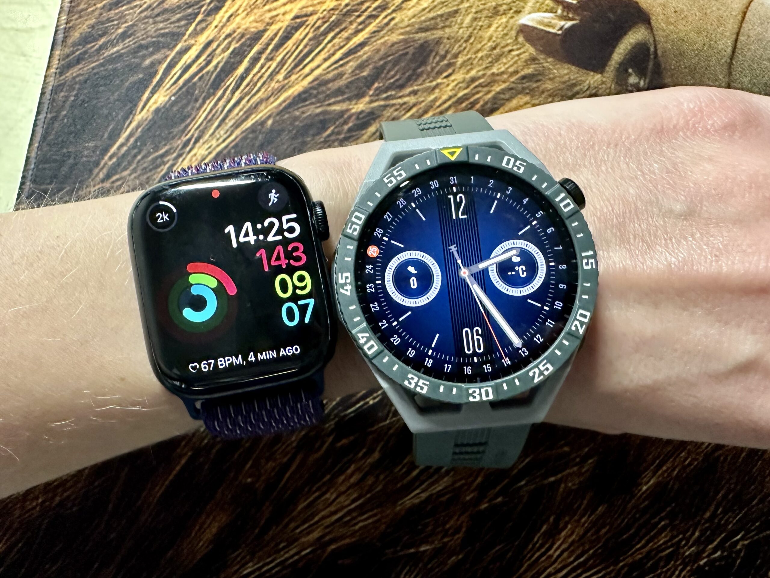 Huawei Vaata GT 3 SE vs Apple Watch