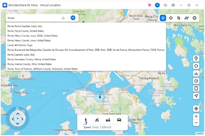 Dr.Fone – Virtual Location (iOS)