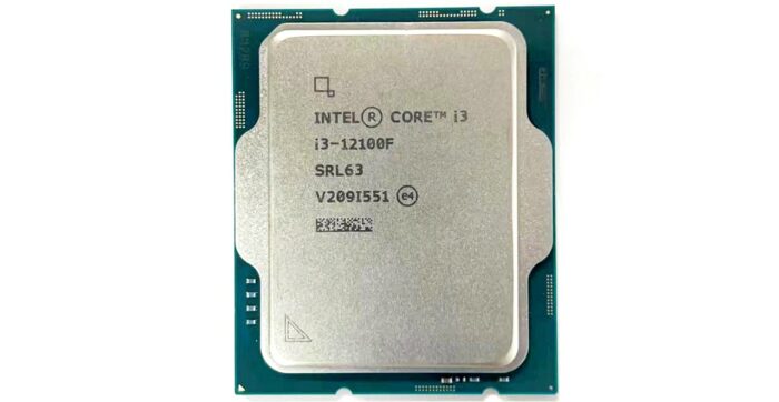 Processore Intel Core i3-12100F