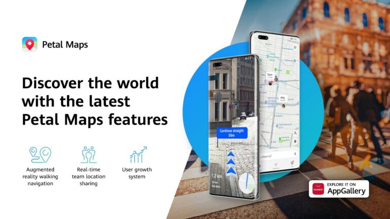 Odnowione mapy Huawei Petal oferują nawigację w trybie AR
