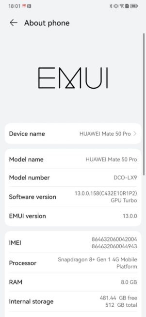 Huawei მათე X პრო