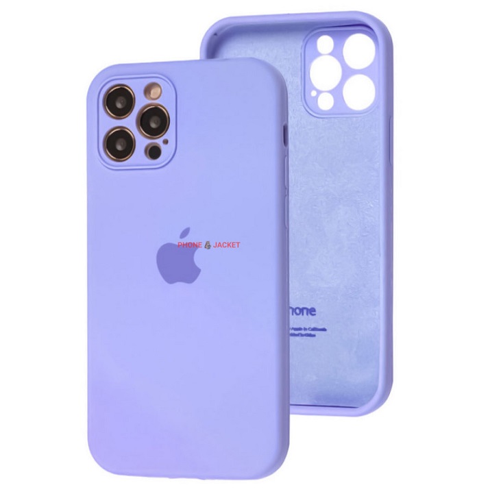 Чехол Silicone Case Full Camera На iPhone 14 Pro Max Lilac Cream
