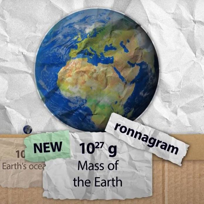 Земля тепер важить 6 роннаграм: проголосували за нові метричні префікси