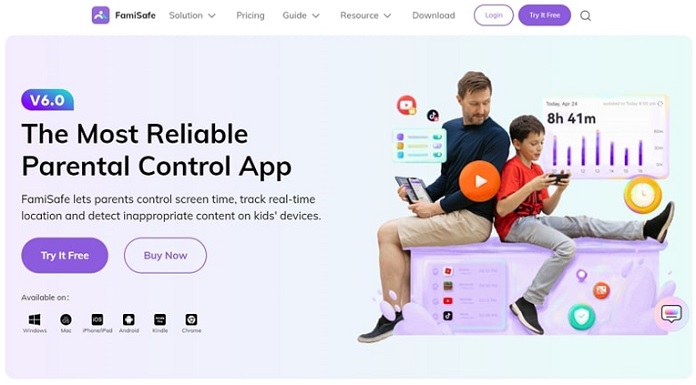 Wondershare FamiSafe Parental Control App