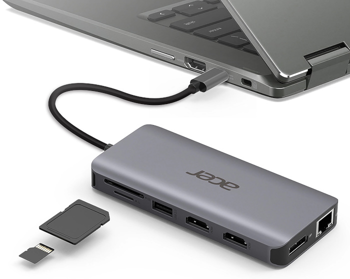 Acer 12 in 1 ტიპის C დონგლი