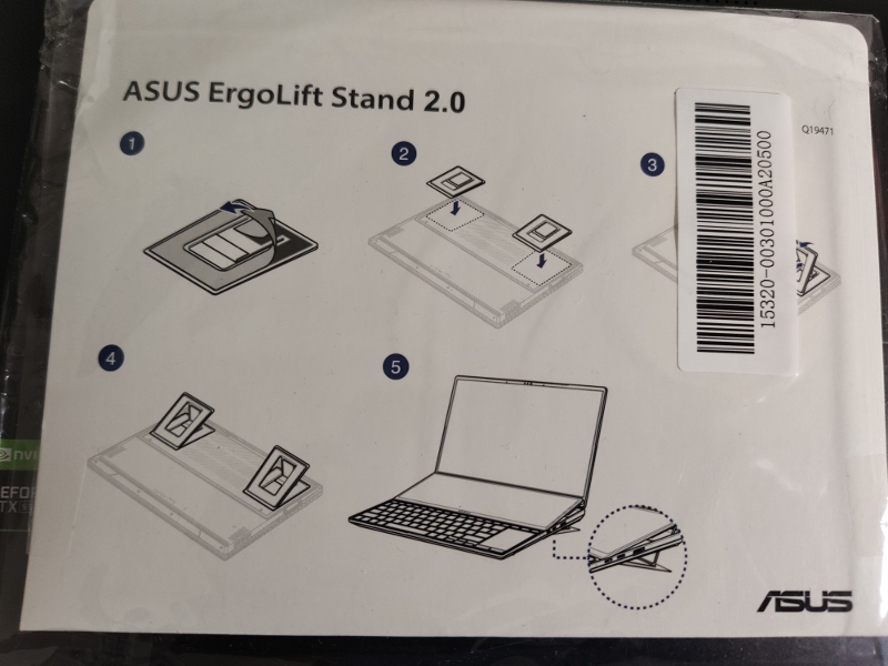 ASUS Zenbook Pro 14 Duo OLED الأرجل