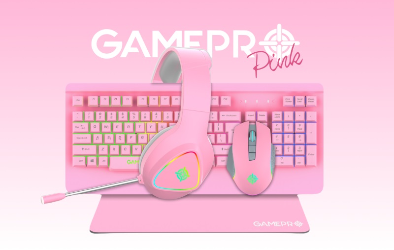GamePro Pink 4 i 1 USB