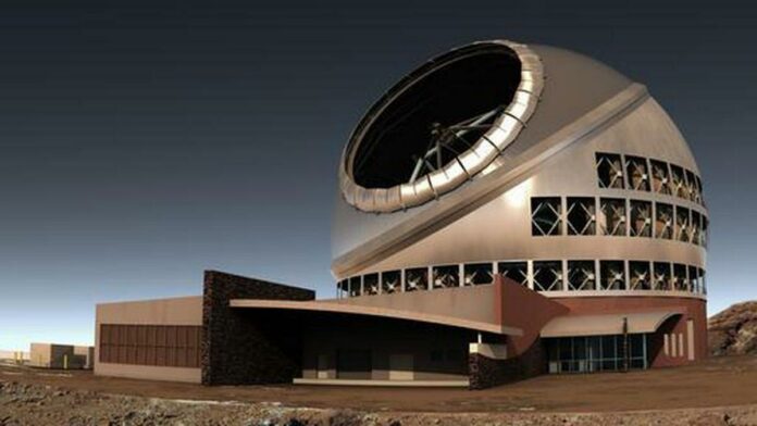 光学、赤外線、XNUMX メートル望遠鏡 (TMT)
