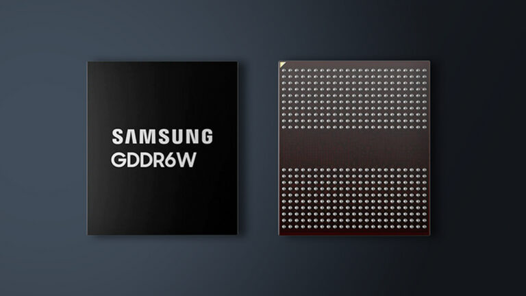 Samsung anunció una nueva memoria GDDR6W que compite con HBM2