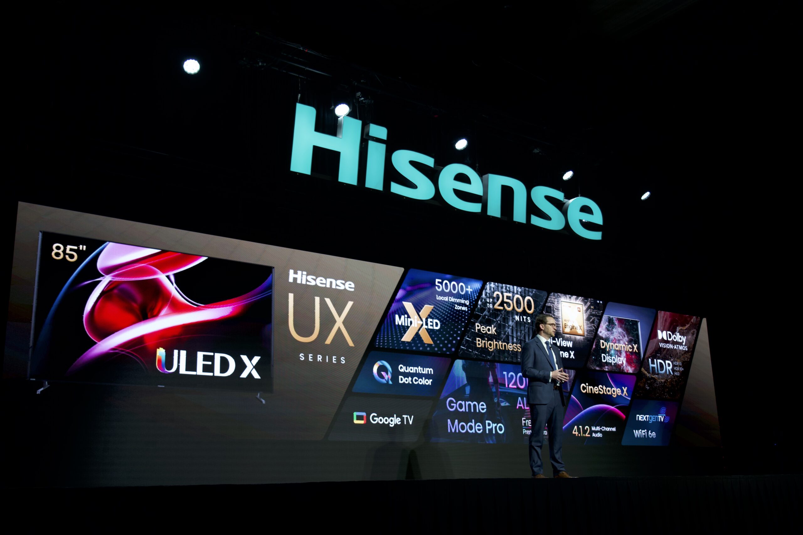 Premiera unikalnych telewizorów HISENSE TV ULED X na targach CES 2023