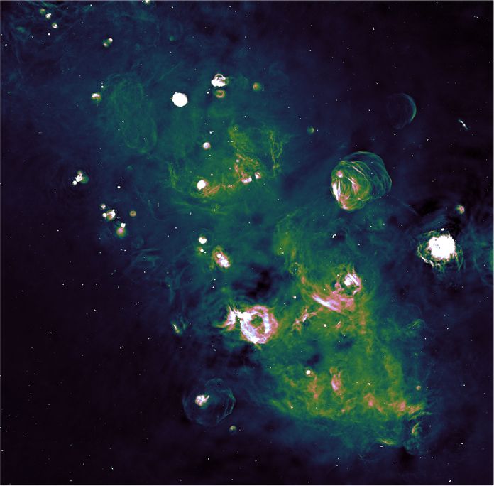 Астрономи показали найдетальніше радіозображення Чумацького Шляху