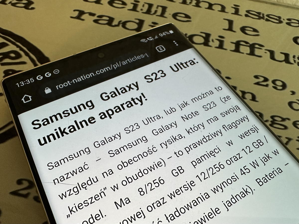 test Samsung Galaxy S23 Ultra