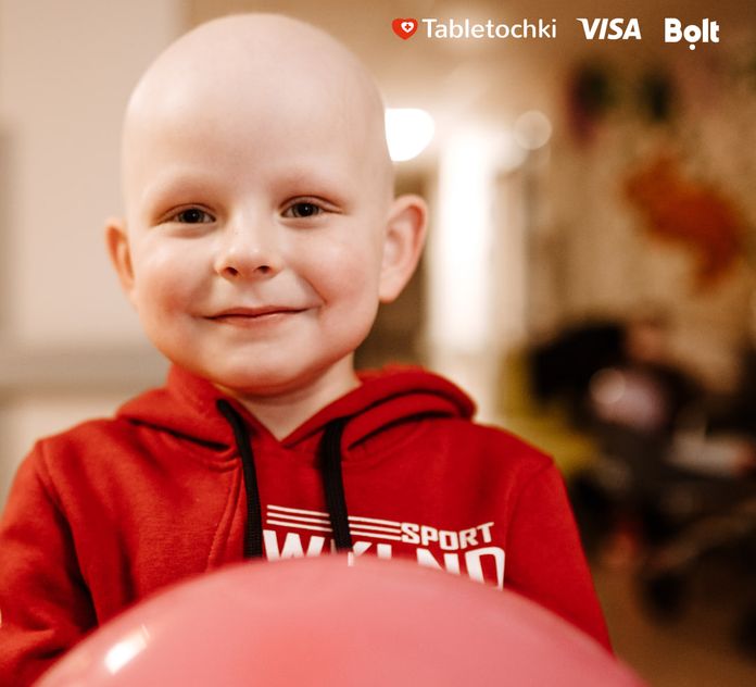בולט וויזה אספו 800 UAH כדי לעזור לילדים חולי סרטן