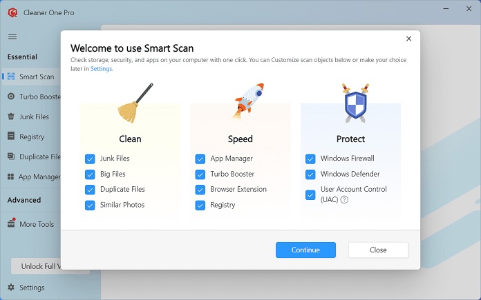 Cleaner One Pro Windows