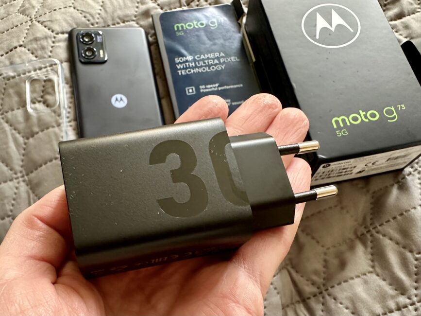Moto G73 5G charger