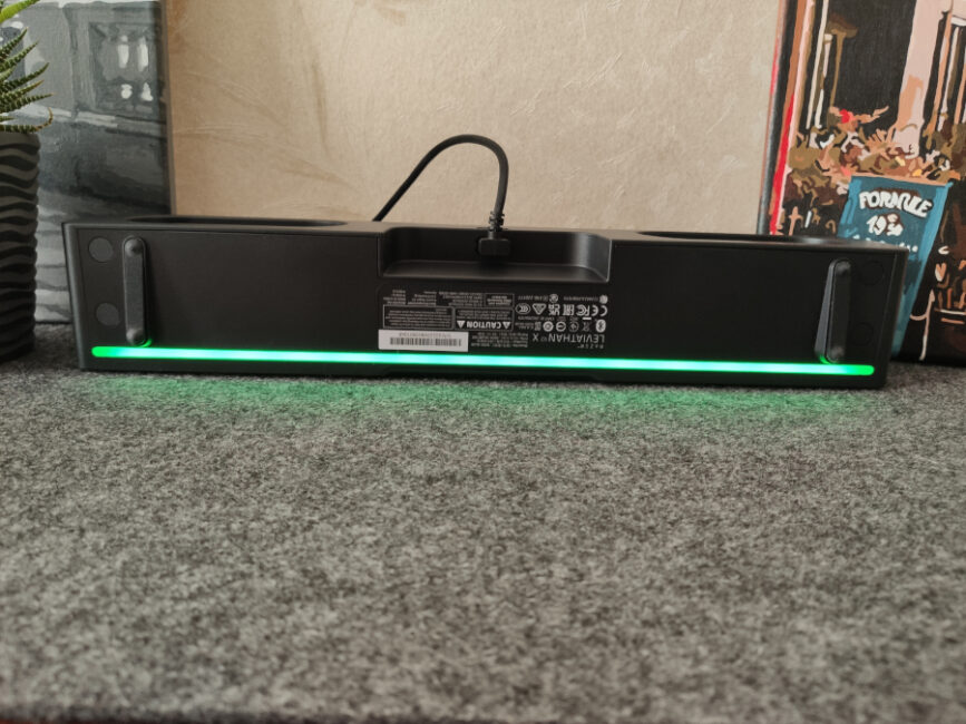 Razer Leviathan V2 X Review of the gaming soundbar