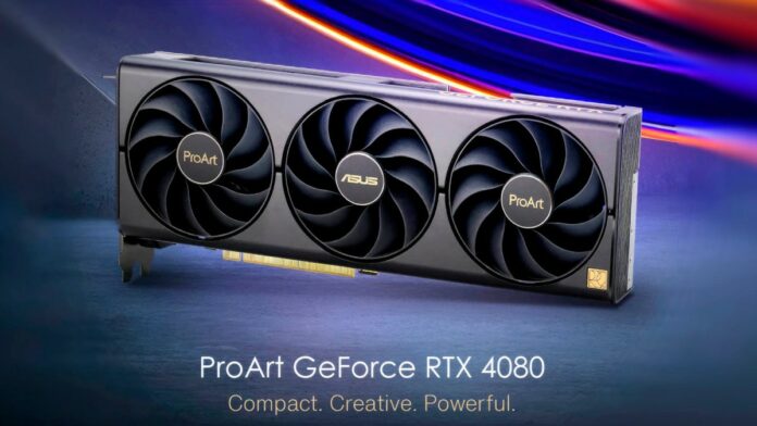 ASUS ProArt GeForce RTX 4080 a 4070 Ti
