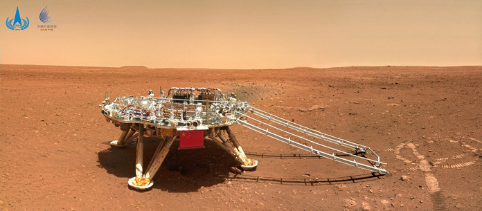 Kinas rover kanske aldrig vaknar ur damm från mars