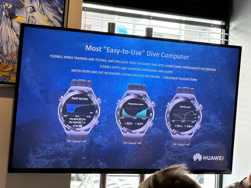 diving Huawei Watch Ultimate