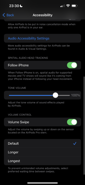 Spatial Audio AirPods