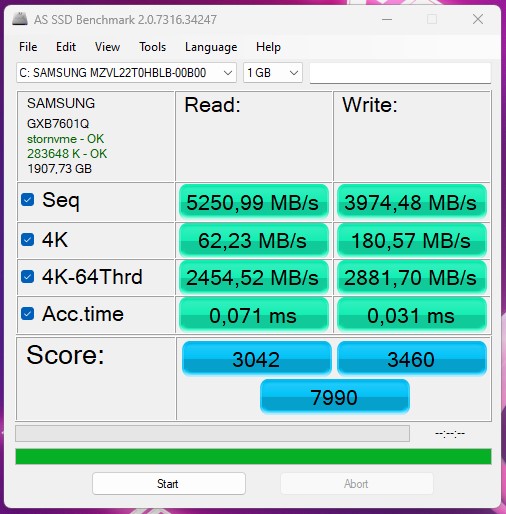 AS SSD - Test Dəzgahı
