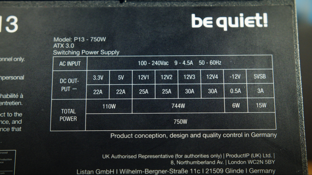 be quiet! Dark Power Pro 13 750W