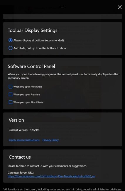 Lenovo ThinkBook Plus Gen 3 Screenshot