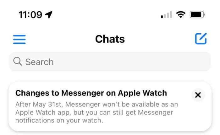 Messenger Apple Watch