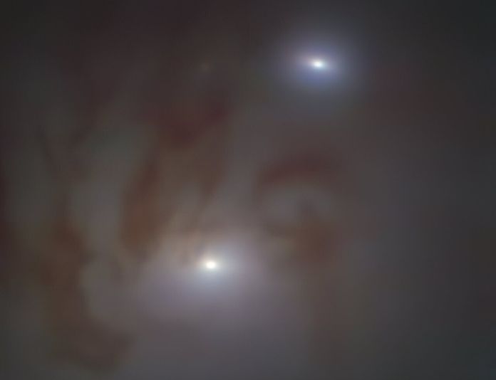 NGC 7727 zwarte gaten