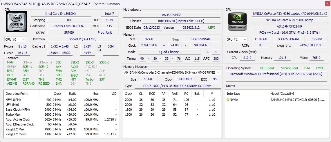 ASUS ROG Strix Scar 16