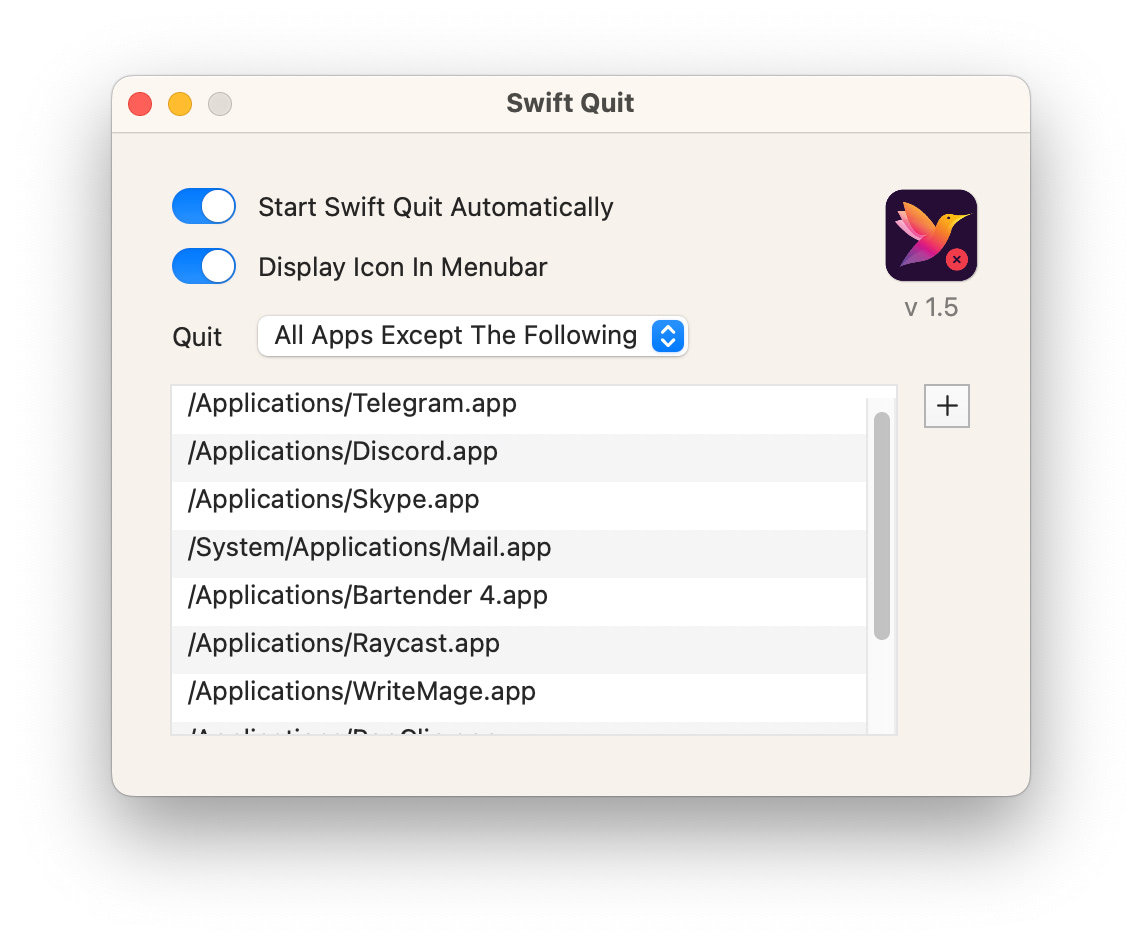 Haqqında bilmədiyiniz ən yaxşı macOS Proqramları - Swift Quit