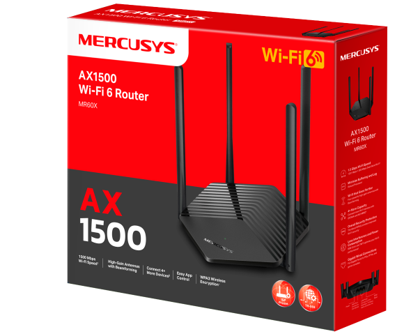 Mercusys MR60X – gigabitowy router AX1500 z WiFi 6 tylko za 170 zł