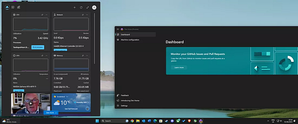 Microsoft esittelee Windows 11:n widgetejä tietokoneesi valvontaa varten