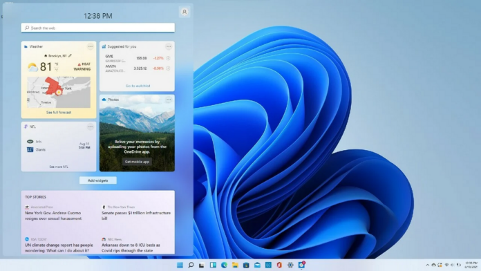 Mga widget ng Windows 11