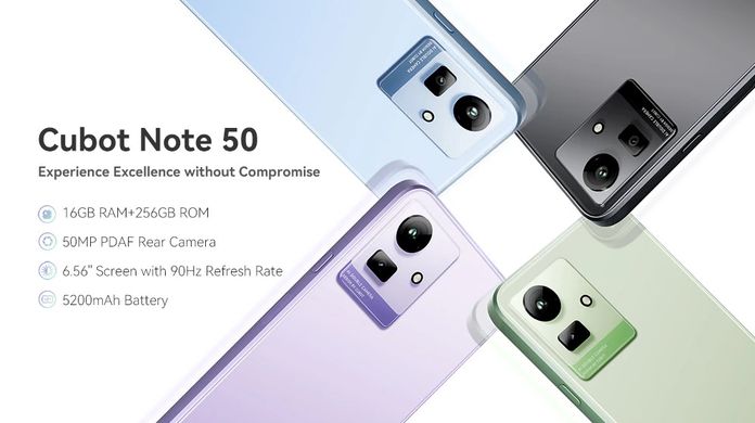 El Cubot Note 50 se lanza el 7 de agosto